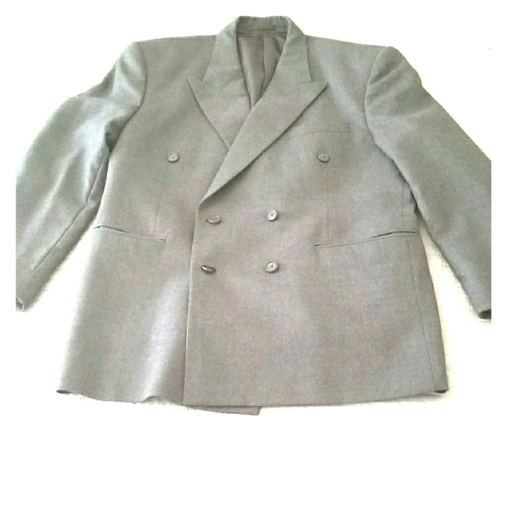 Grey Double Breasted Suit